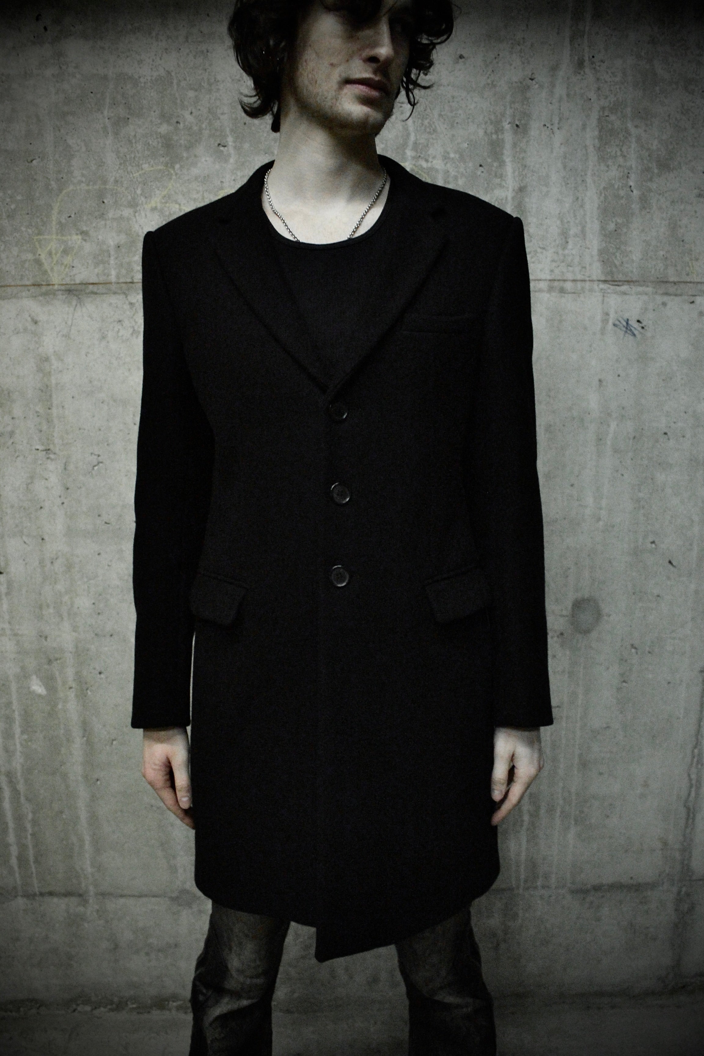 DIOR HOMME AW07 Classic Tailored Heavy Wool Coat | DRIEW