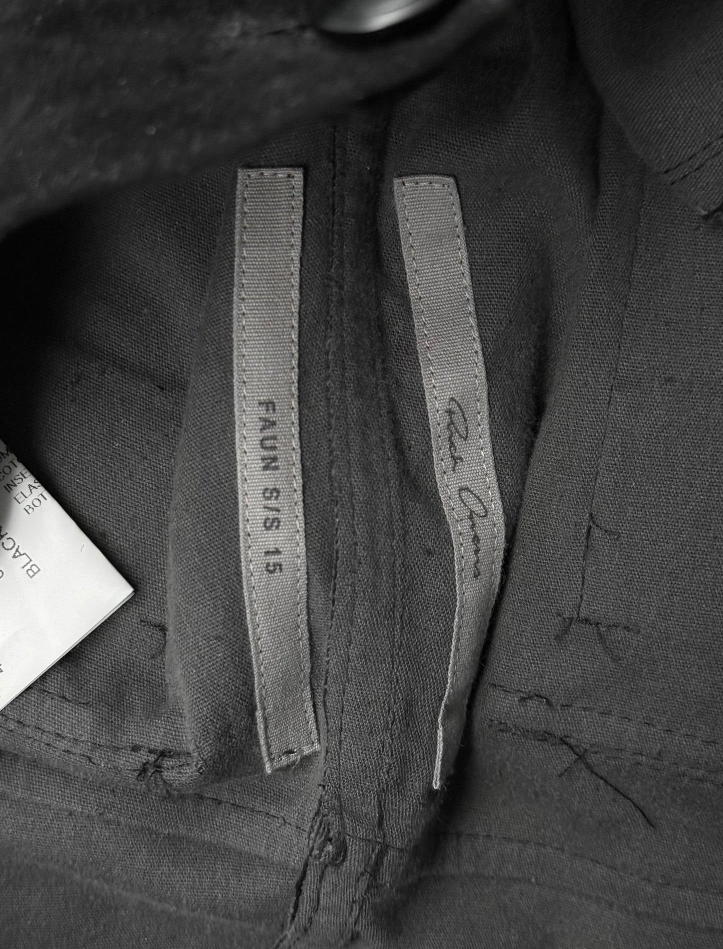 Rick Owens DRKSHDW SS15 “FAUN” Blistered Lambskin Leather Memphis Pants