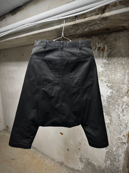 COMME des GARÇONS BLACK COMME des GARÇONS SS13 Cropped Drop-Crotch Denim detail | DRIEW GARMENTS