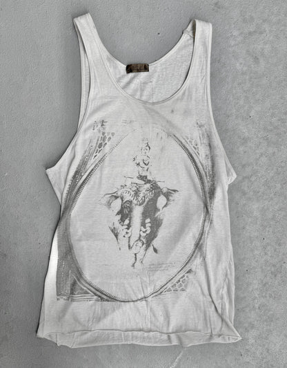 G.O.A Early 00s ‘Myth of elephant’ Graphic Printed Tank Top