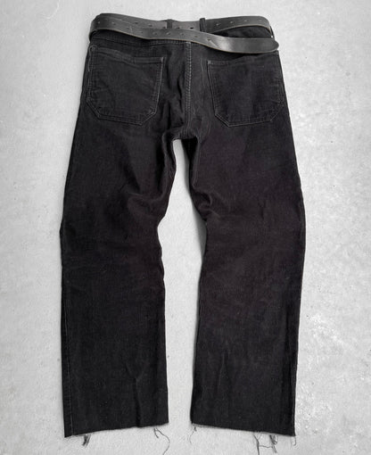 UNDERCOVER AW12 Cut-off Patti Smith’s ‘Lightning Bolt’ Corduroy Pants