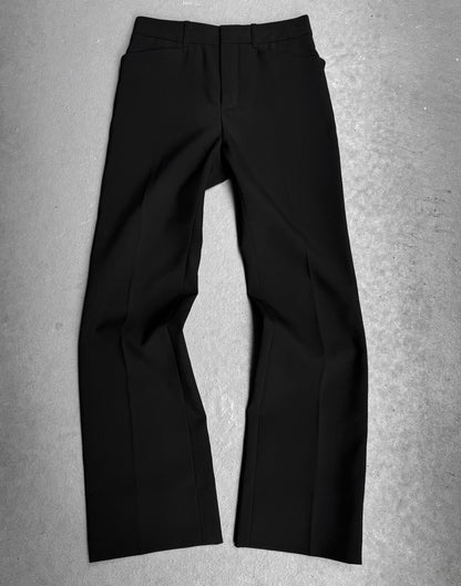 Saint Laurent Paris AW18 Wool Wide-leg Trousers