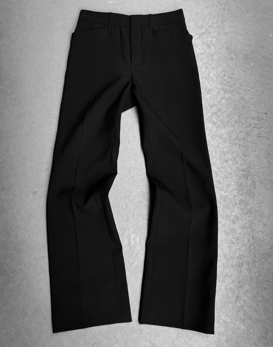 Saint Laurent Paris AW18 Wool Wide-leg Trousers