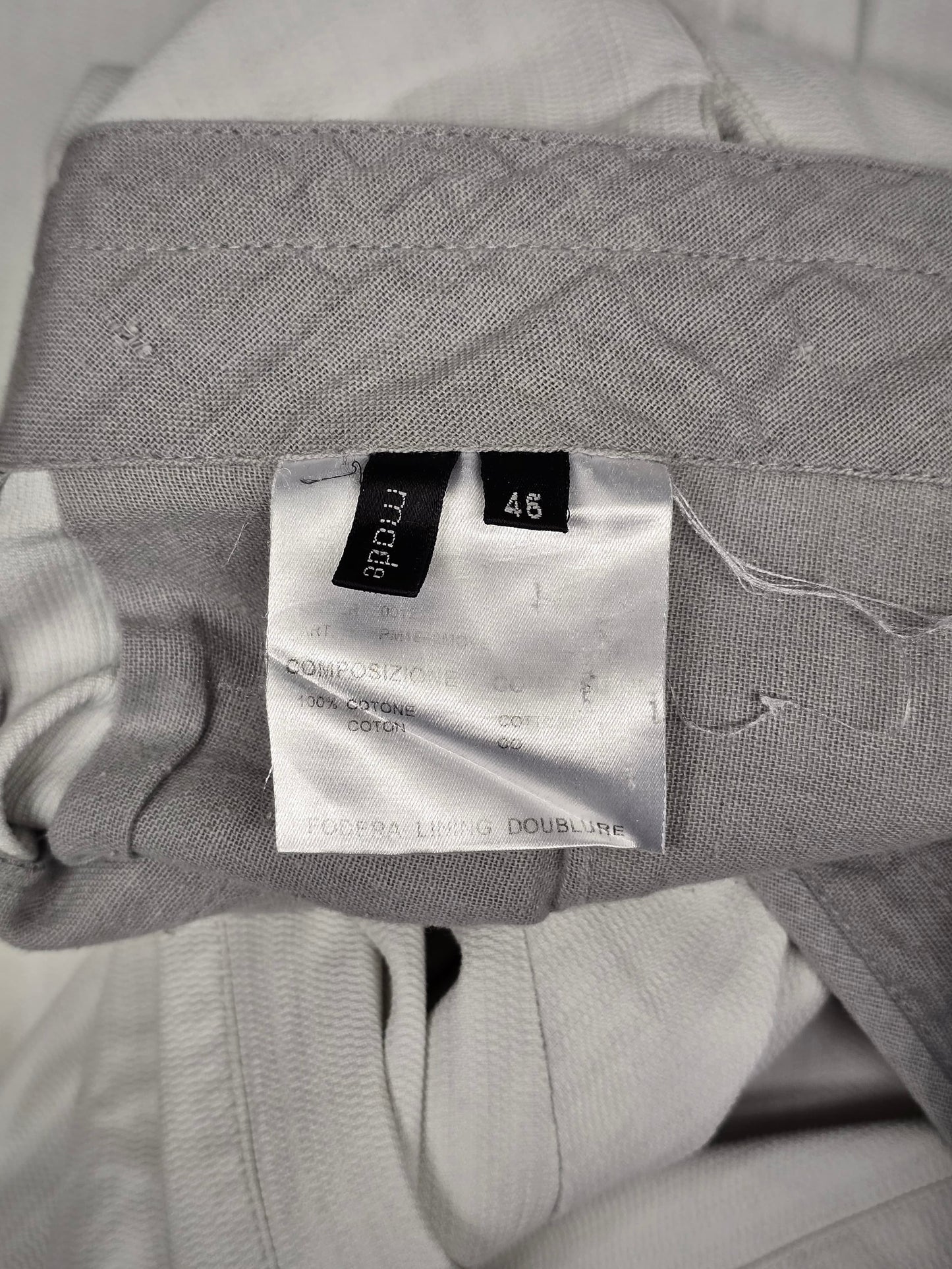 Carol Christian Poell SS02 "Traditional Escape" 'PM/1602MOVE' Corset Back Skinny Trousers