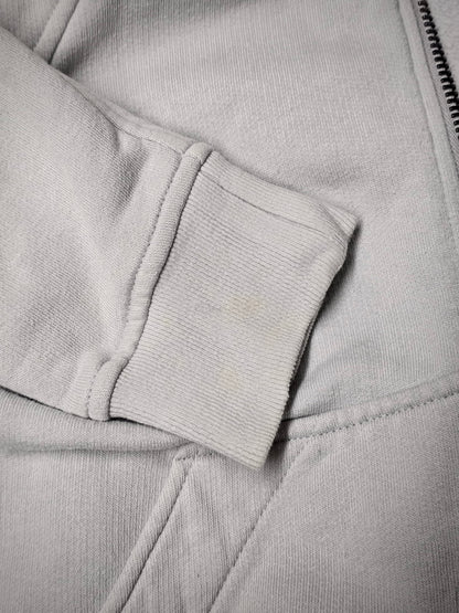 Gareth Pugh SS14 Light Grey Cotton Fleece Gimp Hoodie