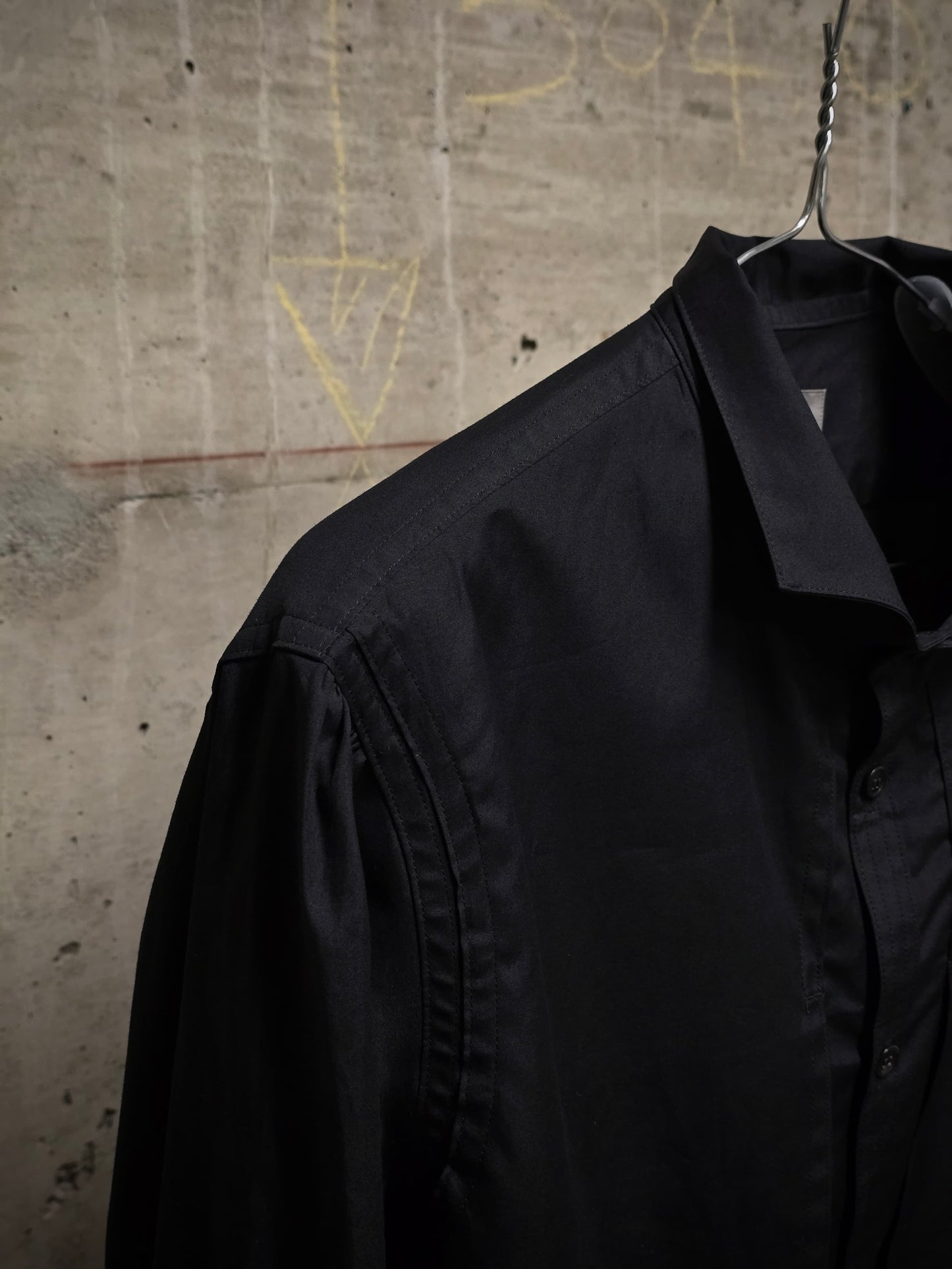 Yohji Yamamoto POUR HOMME AW12 Vertical Chest Pocket Button-Up Shirt