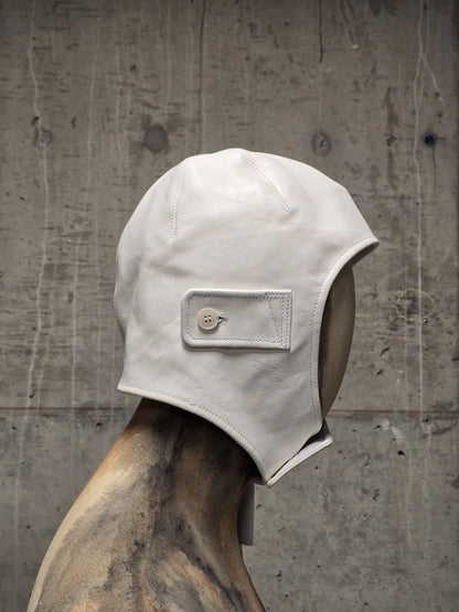 DEEPTI Collection °025-026 'LA–175R RAF-15' Padded One-piece Horse Leather Aviator Hat