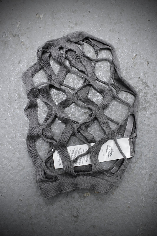 Rick Owens SS21 "PHLEGETHON" DUST Cashmere Net Balaclava Mask