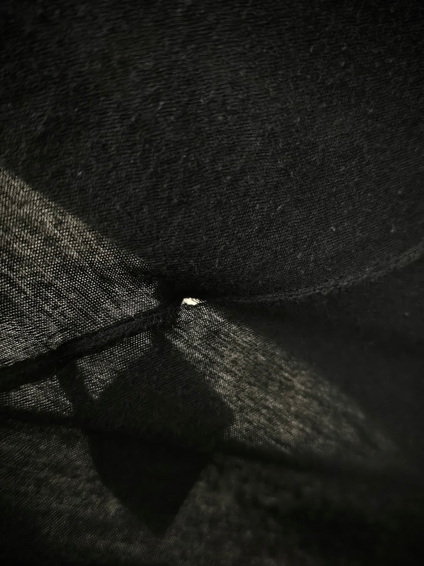 Rick Owens AW16 "MASTODON" Black Sheer Longline Level T-shirt detail | DRIEW GARMENTS