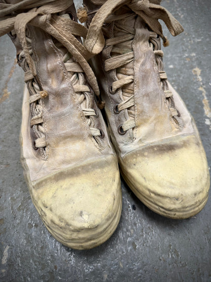 Carol Christian Poell ‘AM/2524 ROOMS-PTC/01’ Object-dyed Kangaroo Leather Drip Sneakers (10) detail | DRIEW GARMENTS