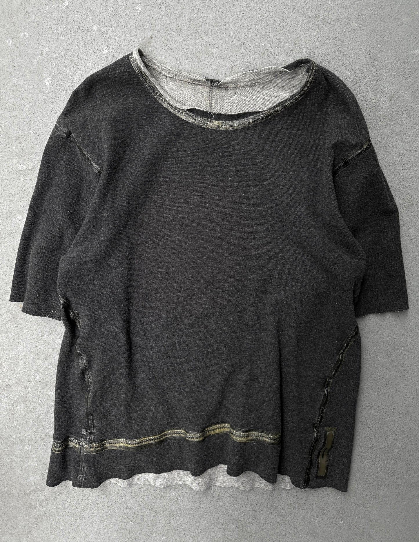 Taichi Murakami Coin Taped Seam Reversible U Short-sleeve Shirt