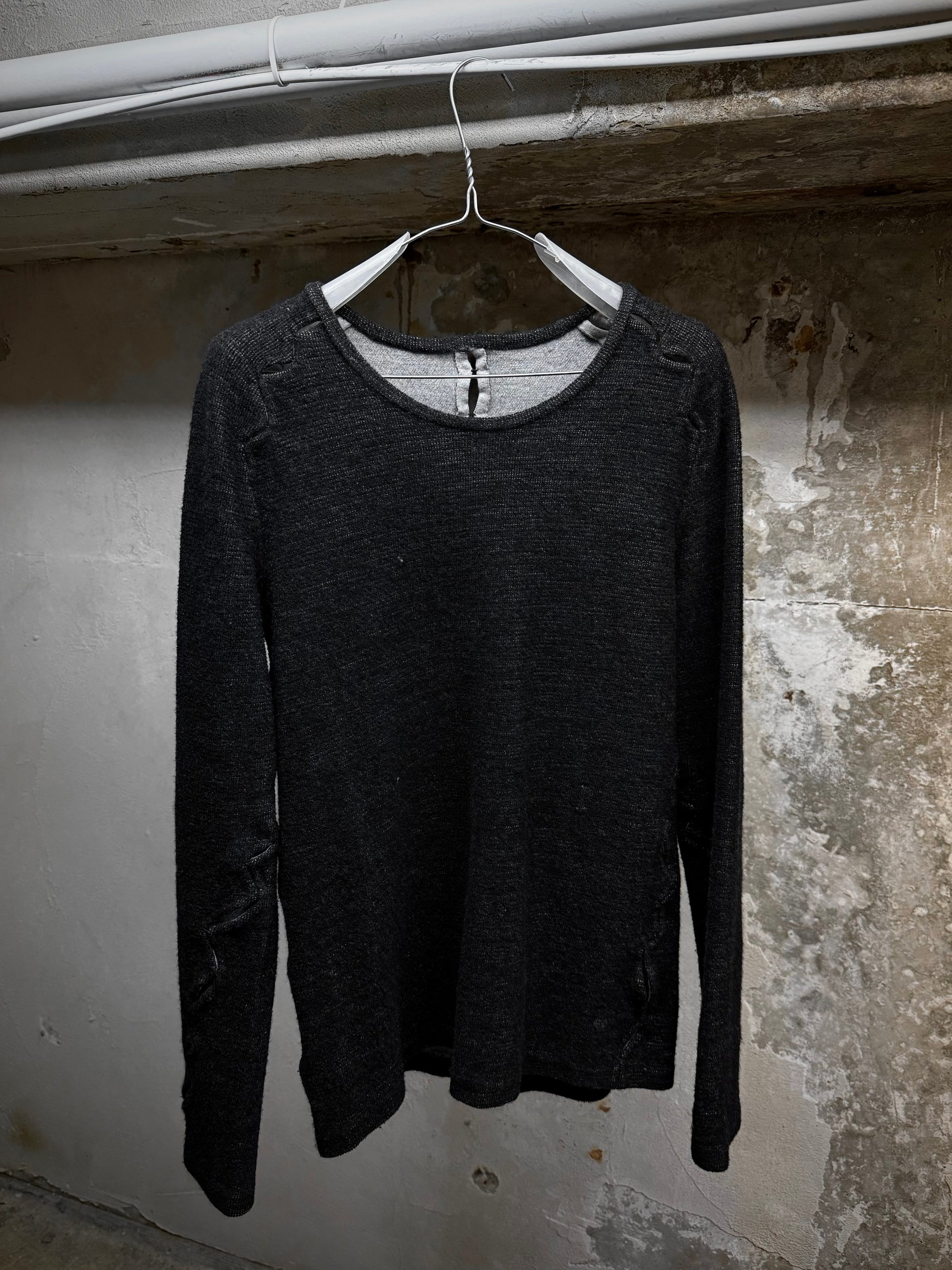 DEEPTI Collection °016-017 'T-058 DUB-95' Crash Seam Long-sleeve | Archive Fashion Toronto