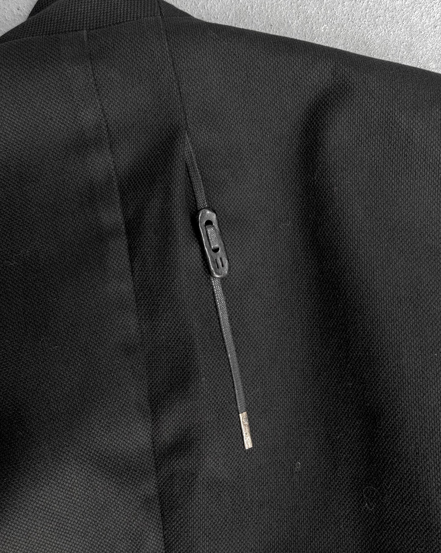 Boris Bidjan Saberi AW10-11 "PRIMITIVE SCULPTURE" Unlined Cotton Canvas Blazer