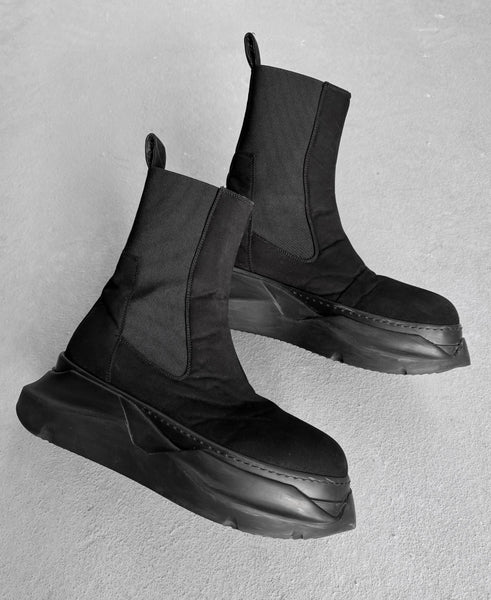 Rick Owens DRKSHDW Beetle Boots AW21 Black Satin EU 42.5 – DRIEW