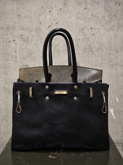 ierib SS22 Exclusive Smooth Horse + Marble Cordovan Leather 'Bark Bag #35'