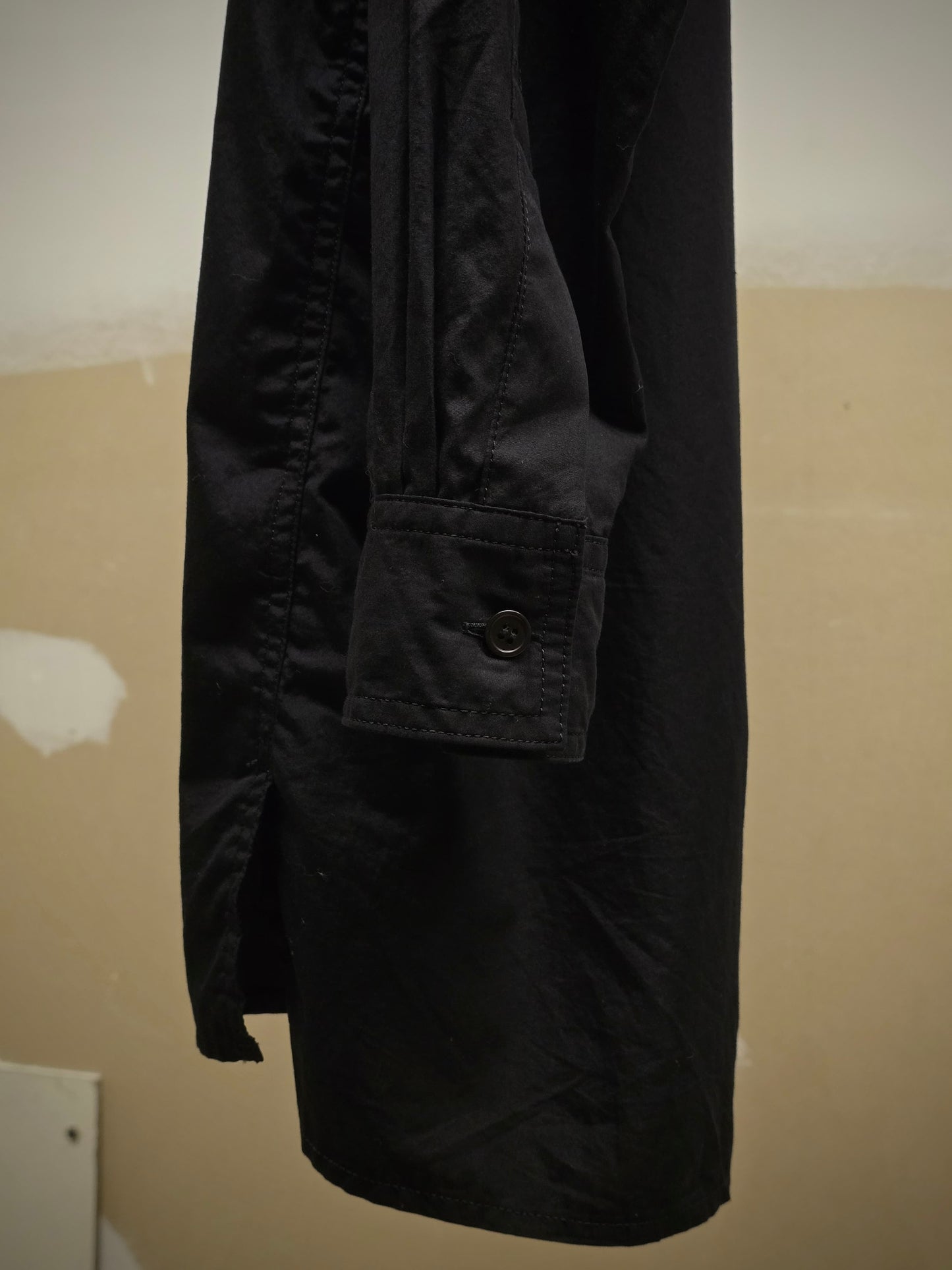 Yohji Yamamoto POUR HOMME SS25 Classic Oversized Shirt detail | DRIEW GARMENTS