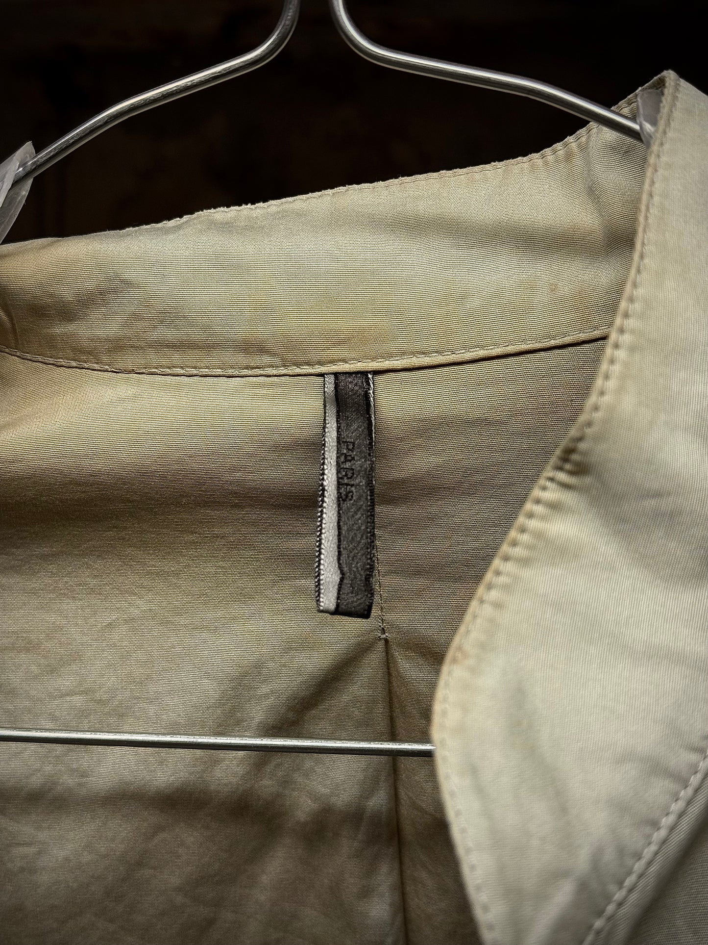 DIOR HOMME by Hedi Slimane SS07 “We Look Good Together”Beige Multi Zip Cropped Jacket detail | DRIEW GARMENTS