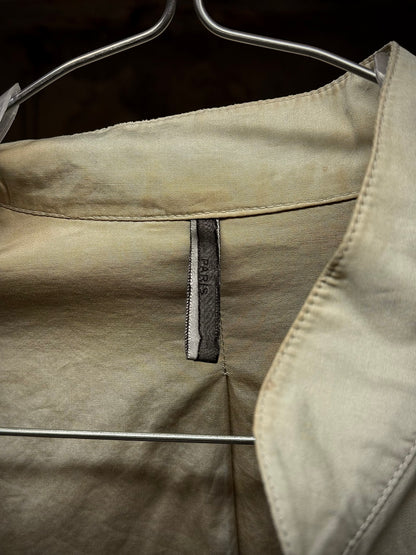 DIOR HOMME by Hedi Slimane SS07 “We Look Good Together”Beige Multi Zip Cropped Jacket detail | DRIEW GARMENTS