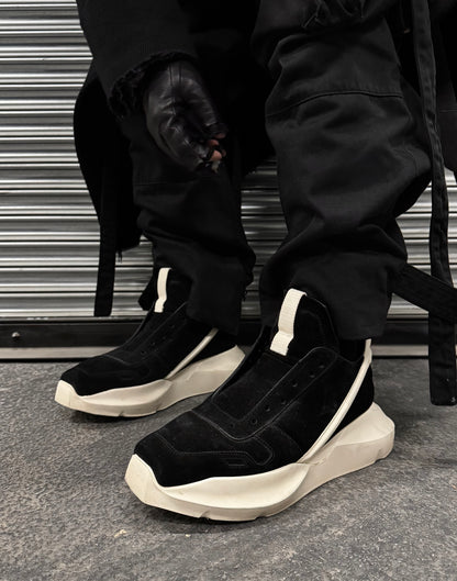 Rick Owens SS23 “EDFU” Suede Leather Geth Runners