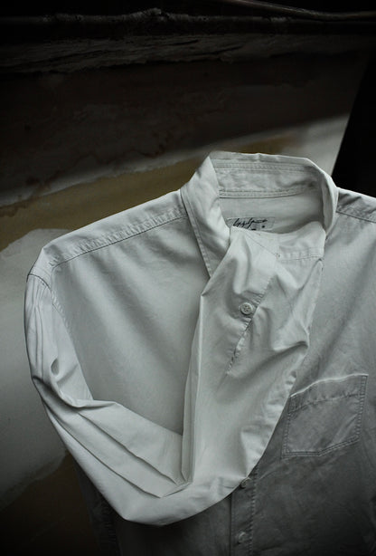 Yohji Yamamoto POUR HOMME AW18 Triple Collar Button-up Shirt detail | DRIEW GARMENTS