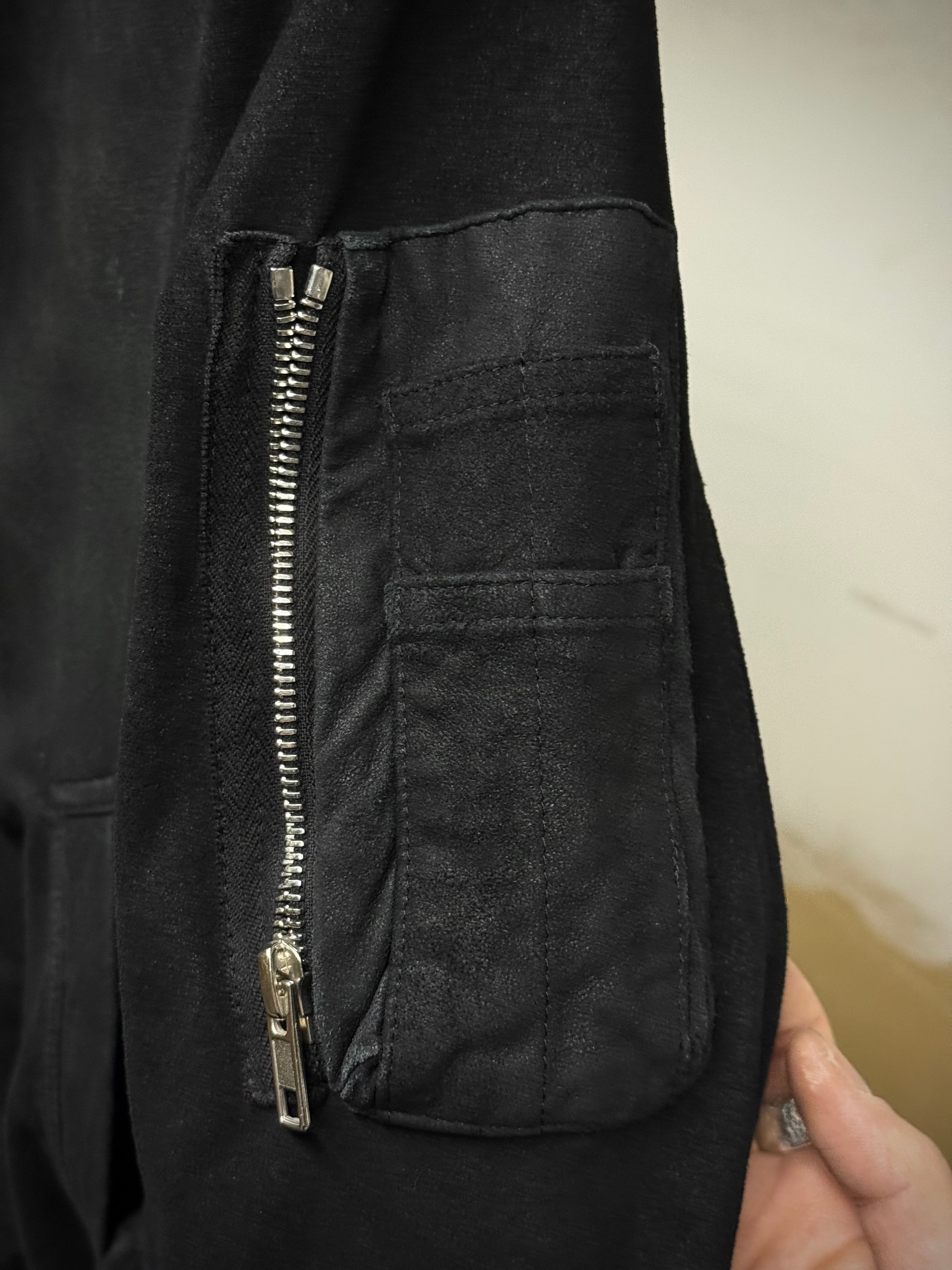 Rick Owens SS14 Blistered Lamb Leather Bomber Jacket | DRIEW