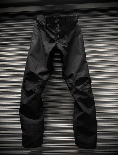 Christopher Nemeth 'NO. 820' 3D Structure Repaired Knee Denim