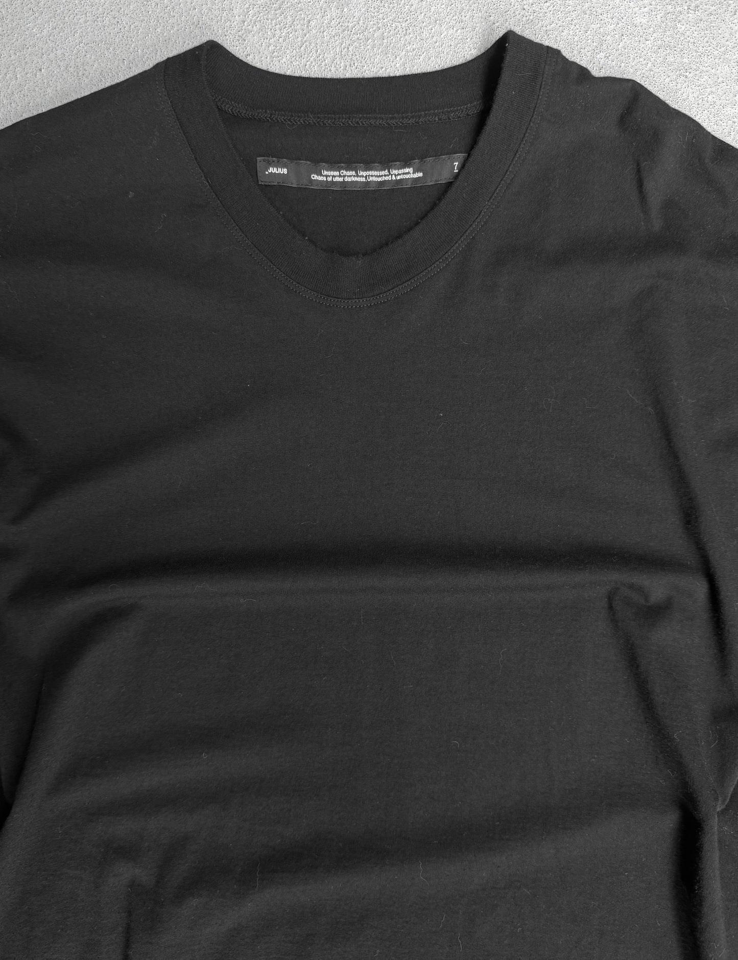 Julius_7 SS25 "anima;" Cotton Modal Jersey Wide Tank Top