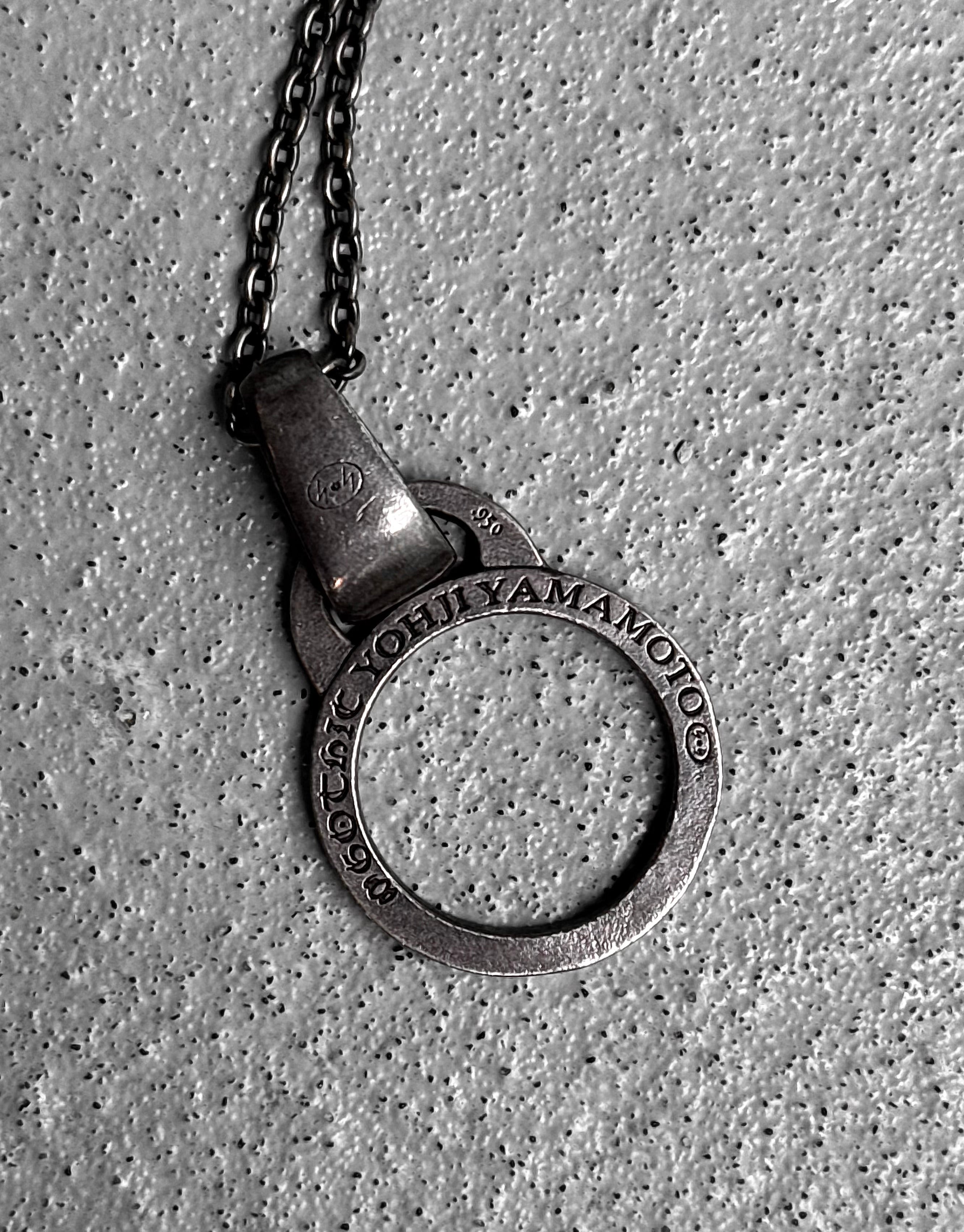 Yohji Yamamoto GOTHIC .950 Silver Glass Pendant Necklace – DRIEW