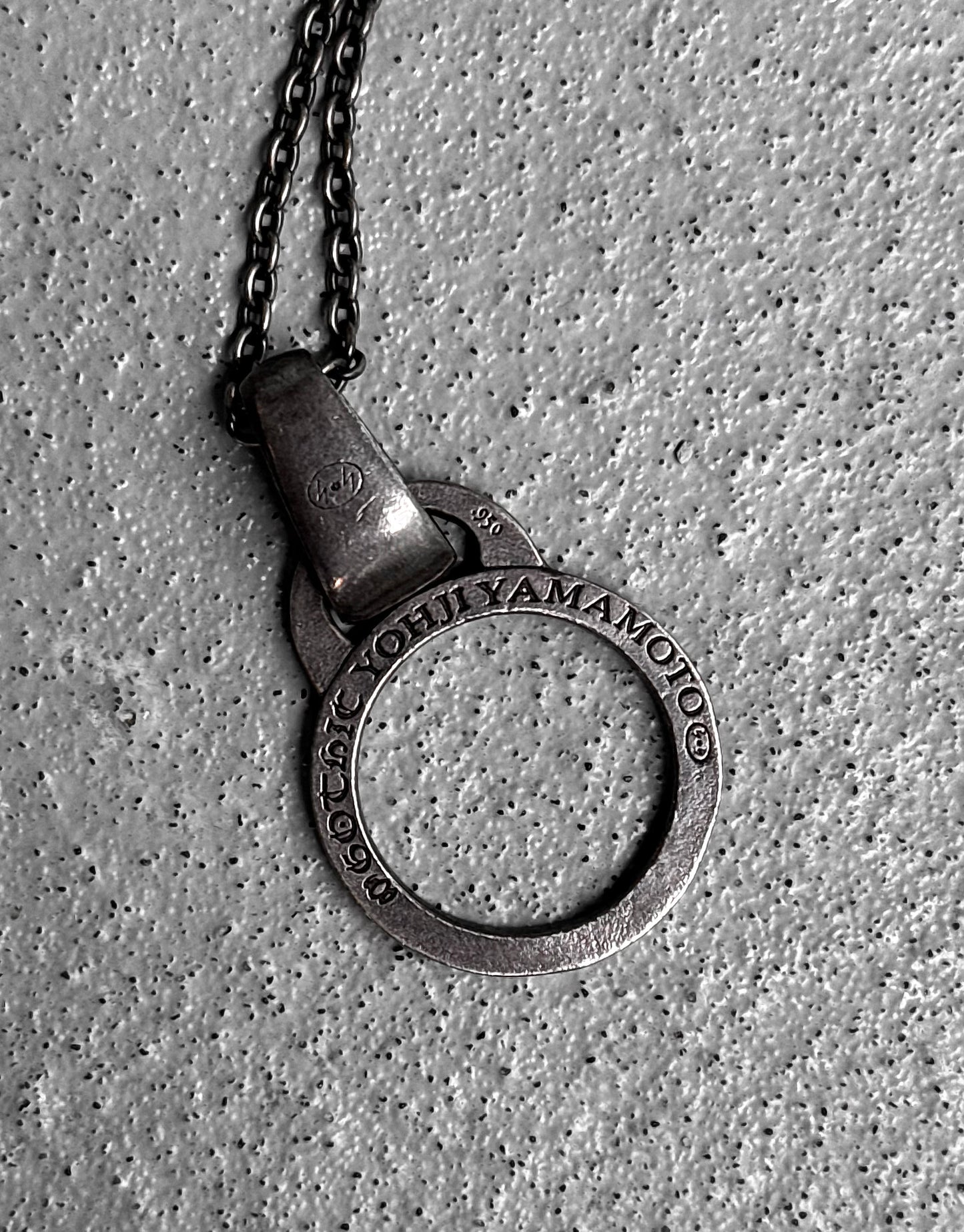GOTHIC by Yohji Yamamoto 2018 Glass Holder .950 Silver Pendant Necklace