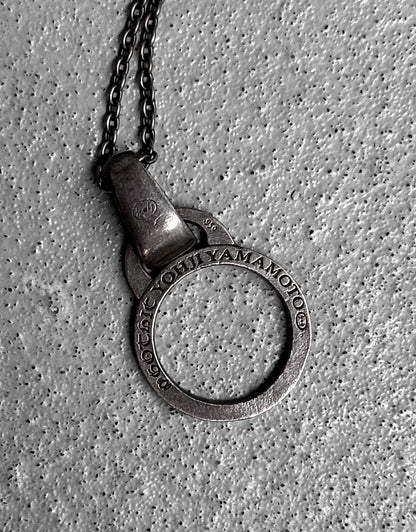 GOTHIC by Yohji Yamamoto 2018 Glass Holder .950 Silver Pendant Necklace