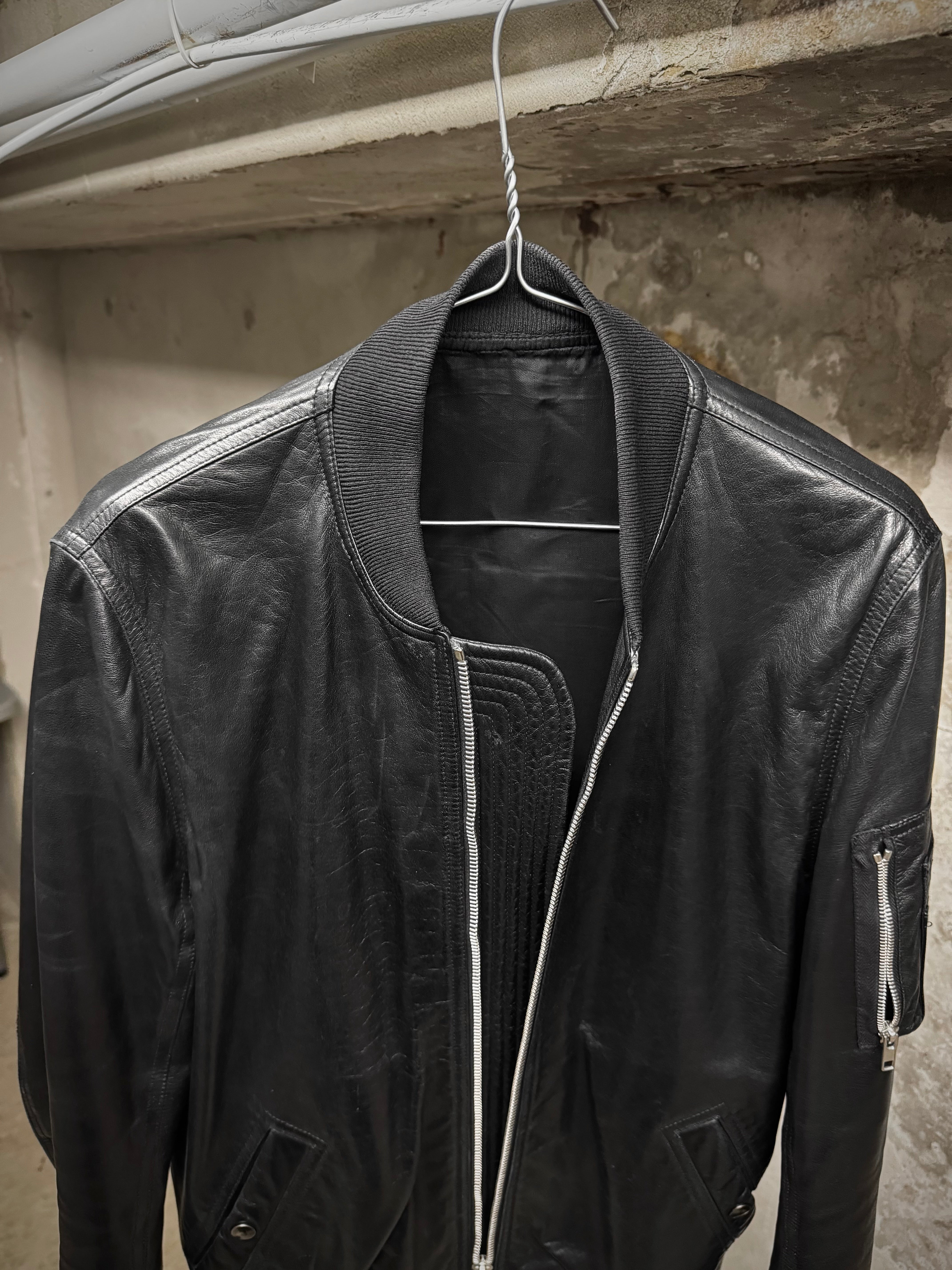 名作‼️RickOwensmoutonleather jacketdrkshdw Rick Owens & Rick Owens DRKSHDW Archive Clothing | DRIEW GARMENTS