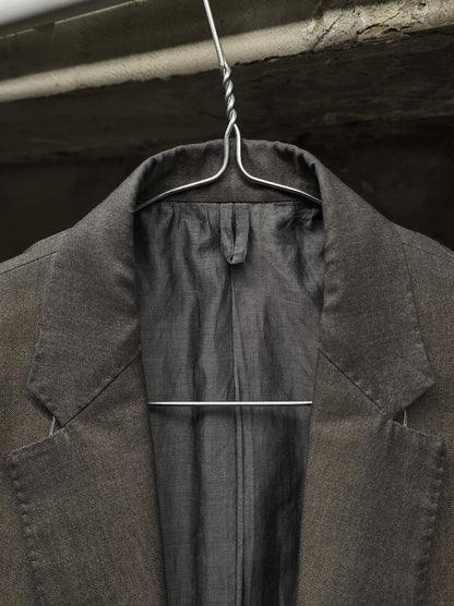 DEEPTI Collection °015 ‘J-001 ARG-8/925’ .999 Silver Plated Lined Classic Short Jacket detail | DRIEW GARMENTS