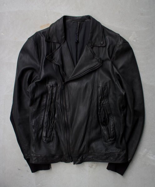 BLVCKBVRRETT Sheep Leather Rider Jacket | Neil Barrett – DRIEW BLVCKBVRRETT Sheep Leather Rider Jacket | Neil Barrett – DRIEW
