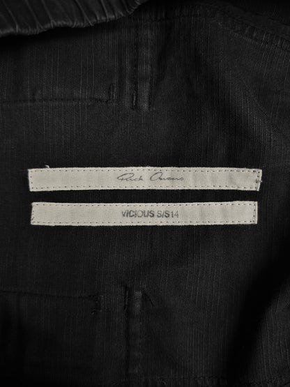 Rick Owens SS14 "VICIOUS" Cotton Ramie Drop-crotch Pants detail | DRIEW GARMENTS