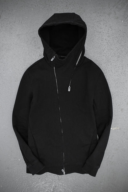 D.HYGEN AW18-19 Heavy Cotton Jersey Expandable Zip Hoodie | Archive Fashion Toronto