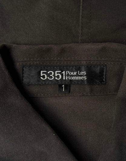 5351 Pour Les Hommes Early 00s Moleskin Button-up Jacket