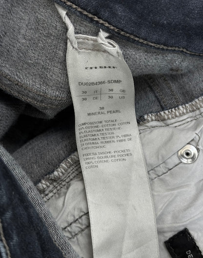 Rick Owens DRKSHDW AW22 “STROBE” Mineral Pearl ‘Detroit Cut’ Denim