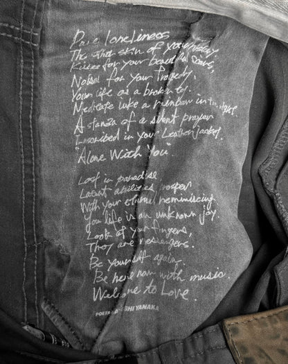 Isamu Katayama “BACKLASH” SS12 ‘Chinocross’ Dirty Mud Wash Bootcut Pants