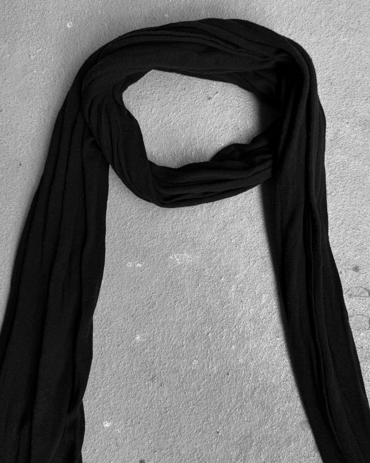 ATTACHMENT by Kazuyuki Kumagai Frayed Double-layered Cotton Scarf
