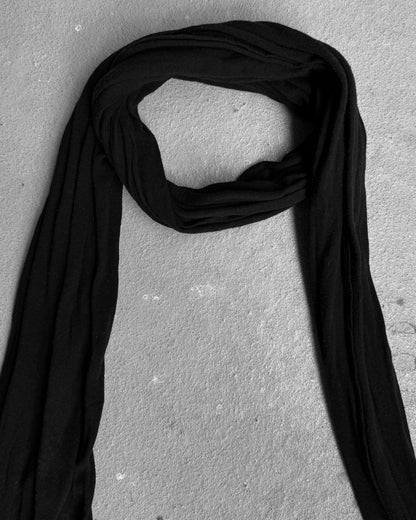 ATTACHMENT by Kazuyuki Kumagai Frayed Double-layered Cotton Scarf