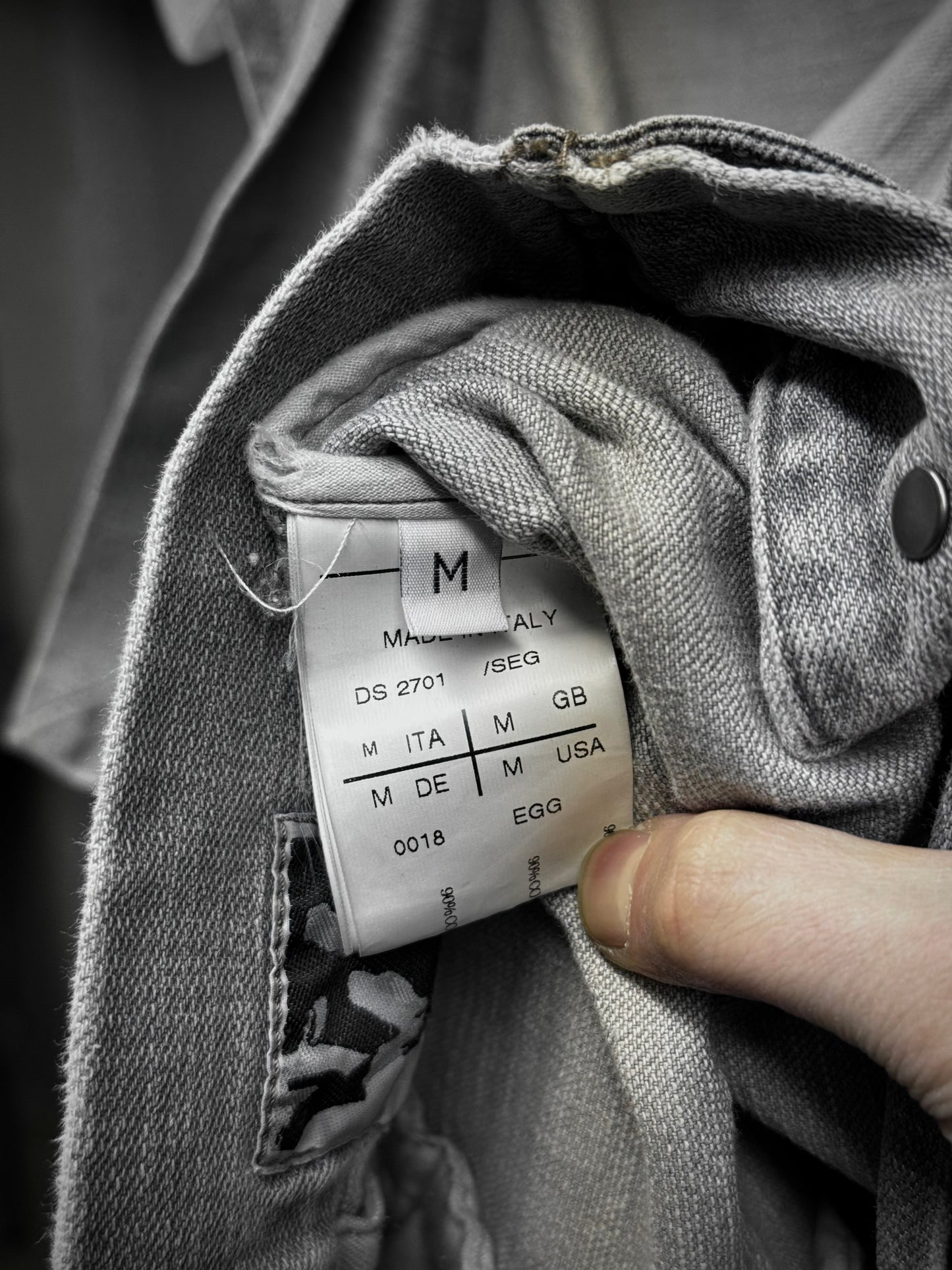 Rick Owens DRKSHDW AW08 "STAG" EGG Asymmetric Denim Vest