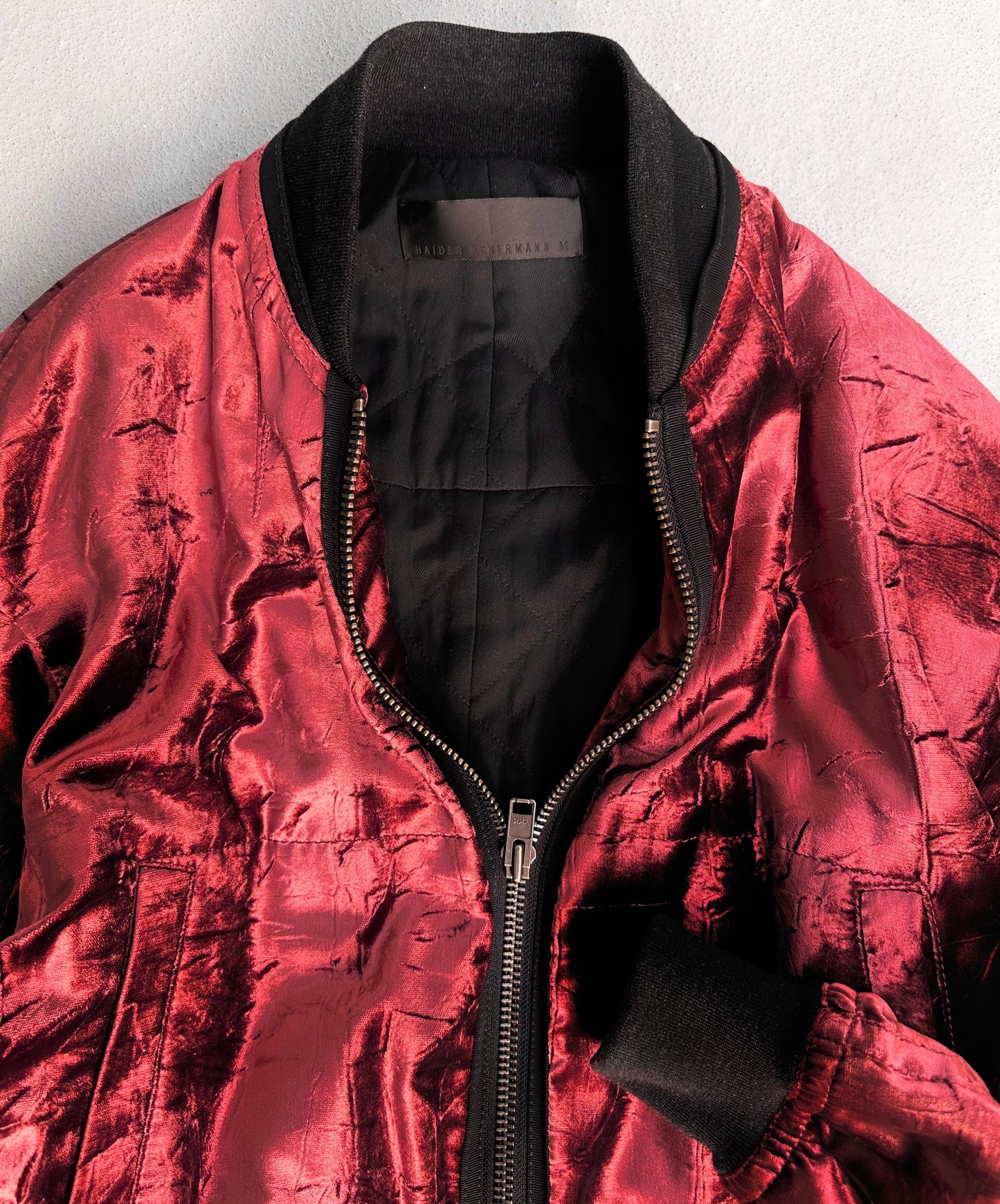 Haider Ackermann AW17 ‘Tiziano’ Velvet Bomber Jacket