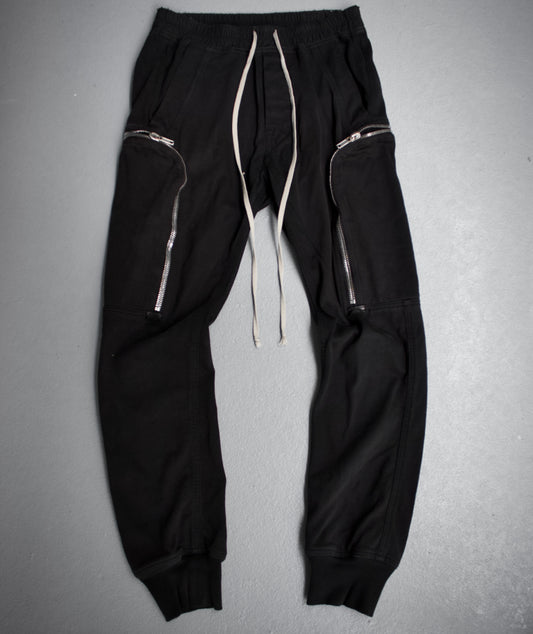 Rick Owens SS20 “TECUATL” Drawstring Cargos Joggers