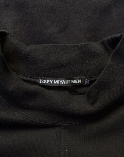 Issey Miyake Men AW97 “Steve Jobs” Black Mock Neck Long-sleeve