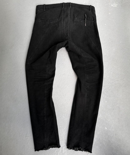 Boris Bidjan Saberi AW13-14 P5-F181 Object Dyed Articulate J-cut Pants