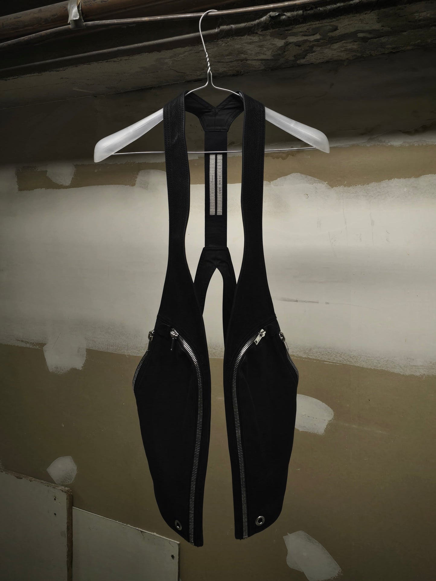 Rick Owens SS24 "LIDO" Cow Leather Bauhaus Vest Bag