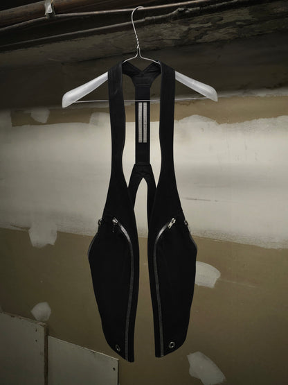 Rick Owens SS24 "LIDO" Cow Leather Bauhaus Vest Bag