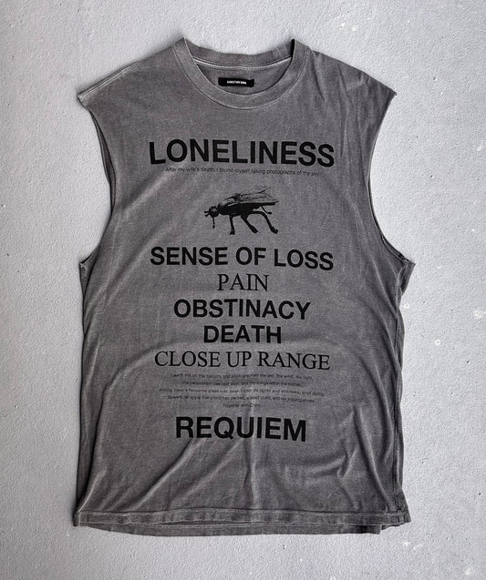 CHRISTIAN DADA SS19 ‘Loneliness’ Sleeve-less Tank Top