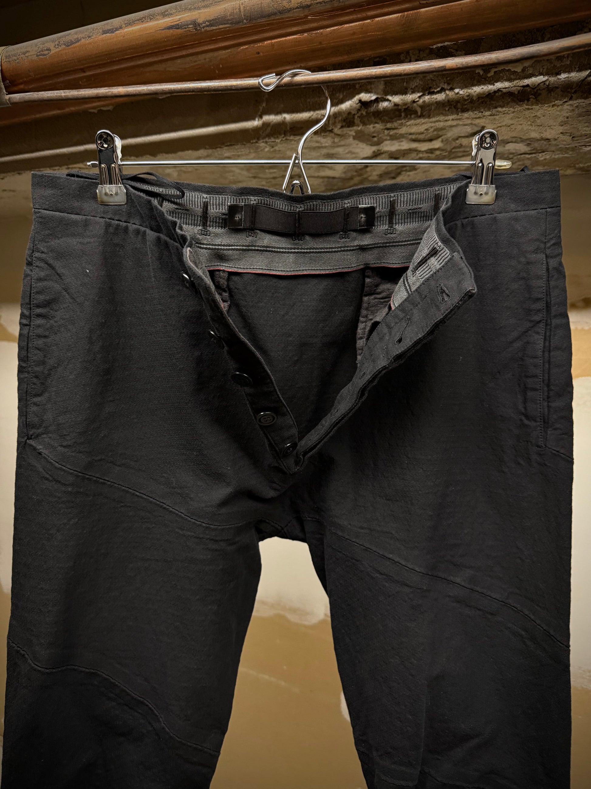 Carol Christian Poell 'PM-2504 ASA/10' Chain Seam Classic Spiral Pants detail | DRIEW GARMENTS
