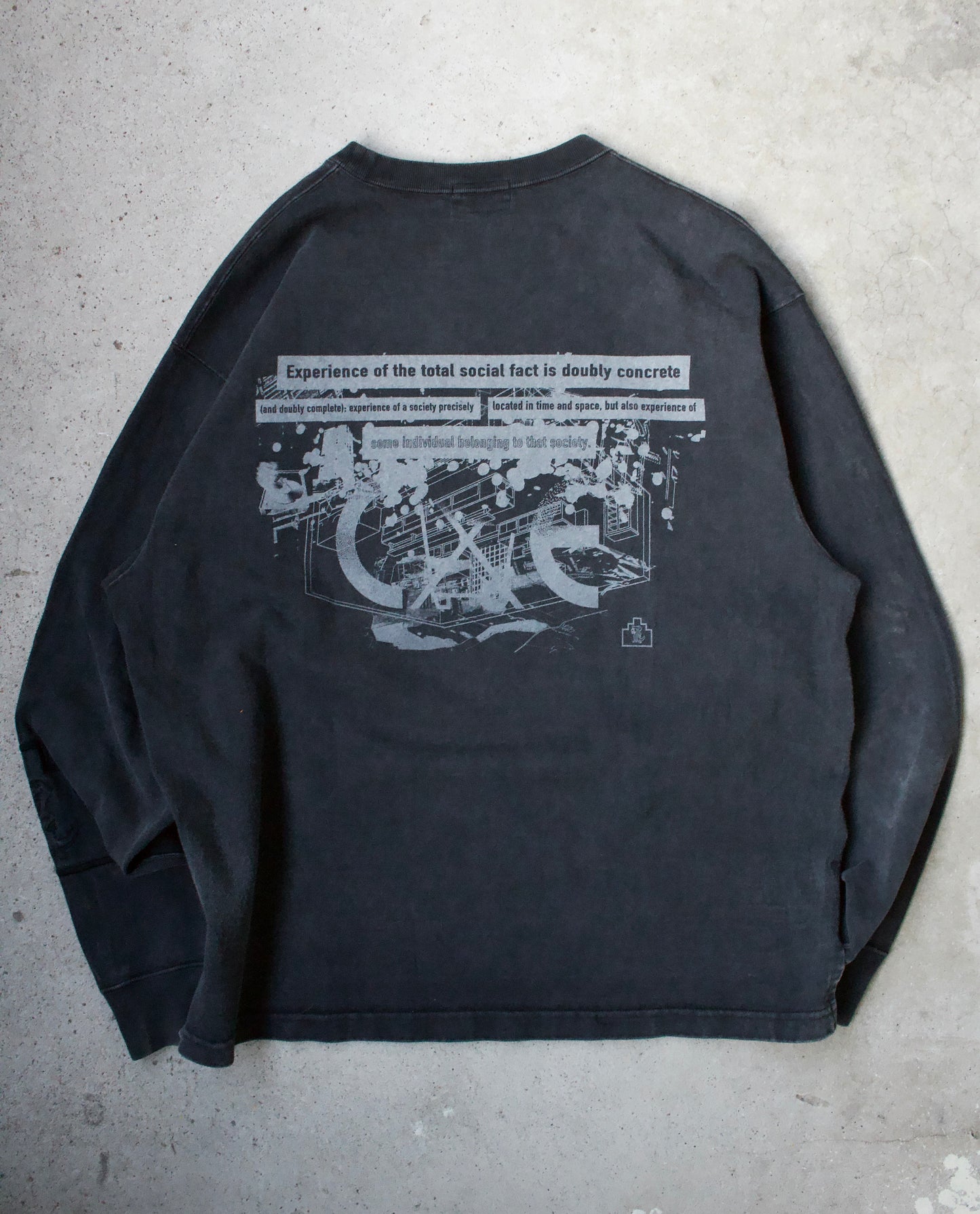 Cav-Empt Over-Dyed Graphic Long-sleeve